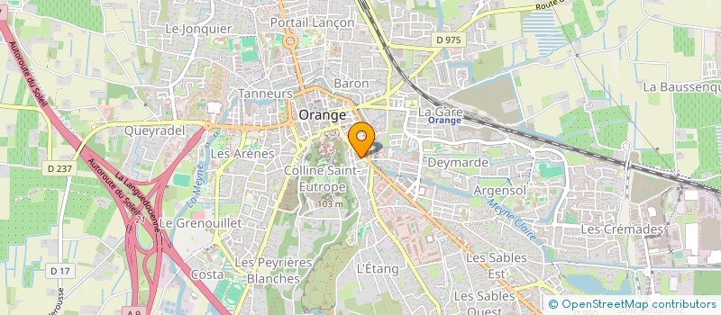 localisation de l'entreprise MADAME ELODY MAIMONE à ORANGE