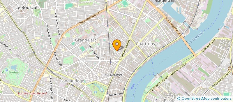 localisation de l'entreprise MADAME ELODY MARTINOD  BORDEAUX