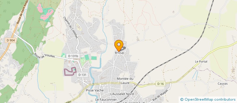 localisation de l'entreprise MADAME ELODY MIGLIORE  LES MAGES