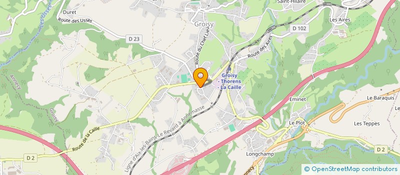 localisation de l'entreprise MADAME ELODY ROSAY  GROISY