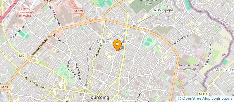 localisation de l'entreprise MADAME ELOGE ZONGO MESSEBE  TOURCOING