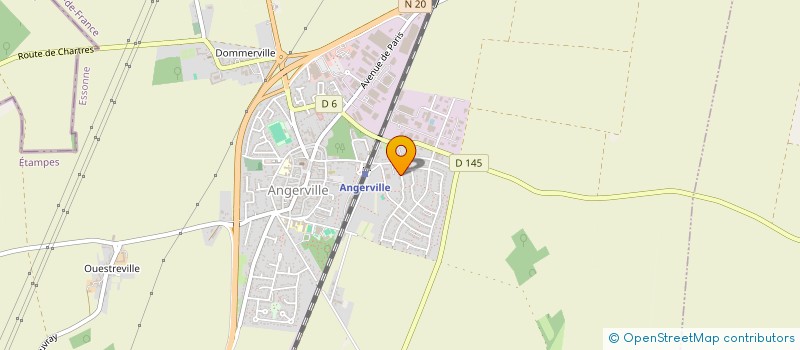 localisation de l'entreprise MADAME ELOGIE MOUDJOUNGOU  ANGERVILLE