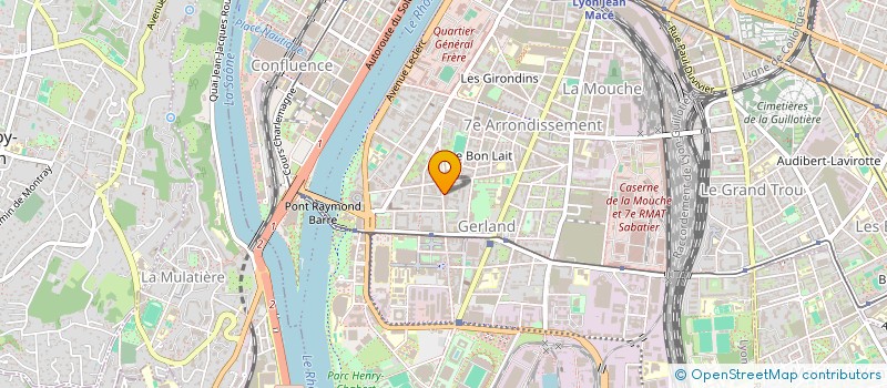 localisation de l'entreprise MADAME ELOINA MENDES CORREA  LYON