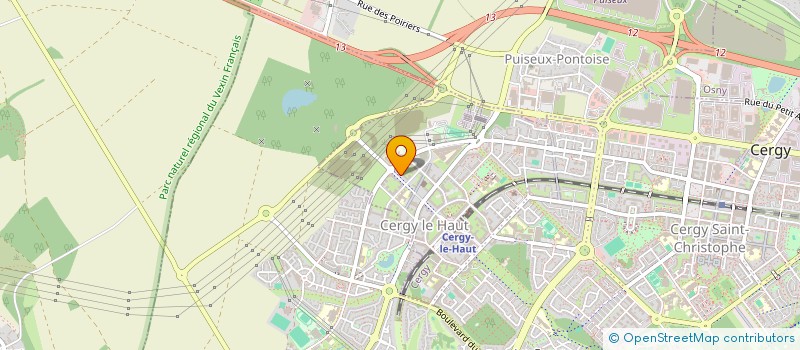 localisation de l'entreprise MADAME ELOISE BALMY  CERGY