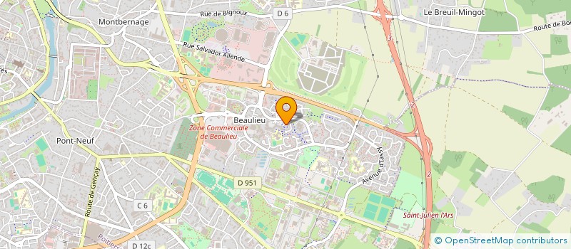 localisation de l'entreprise MADAME ELOISE BERGEON  POITIERS