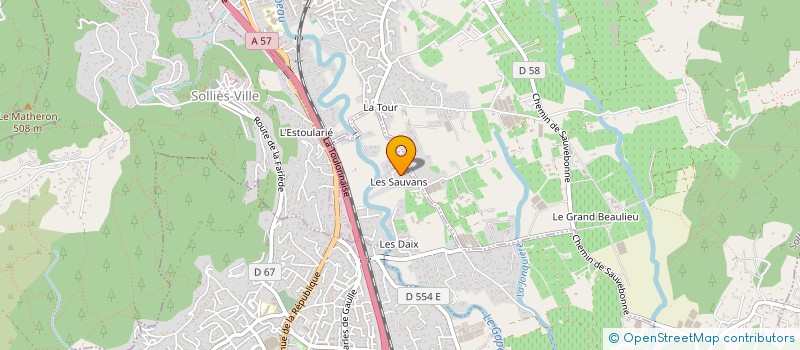 localisation de l'entreprise MADAME ELOISE BERTOMEU  SOLLIES-VILLE