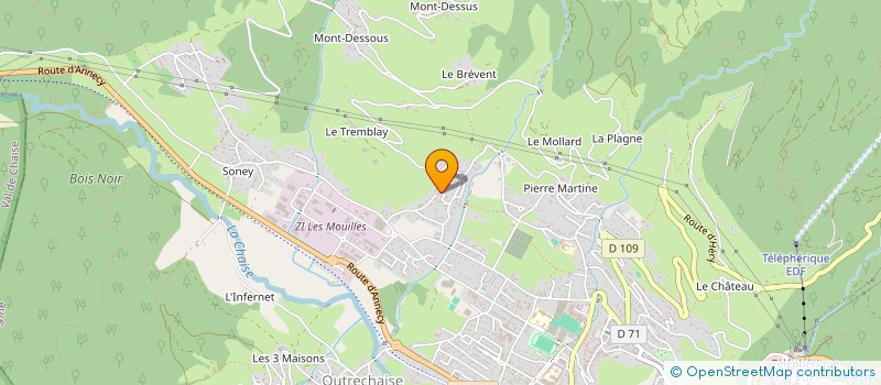 localisation de l'entreprise MADAME ELOISE BOUTON  UGINE