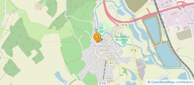 localisation de l'entreprise MADAME ELOISE BROYEZ  ROSIERES-AUX-SALINES