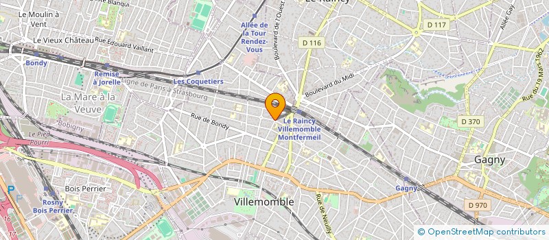 localisation de l'entreprise MADAME ELOISE BRULEY  VILLEMOMBLE