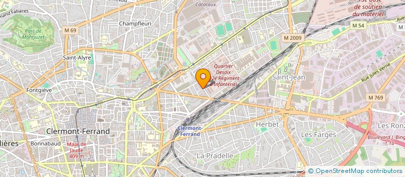 localisation de l'entreprise MADAME ELOISE BUISAN  CLERMONT-FERRAND