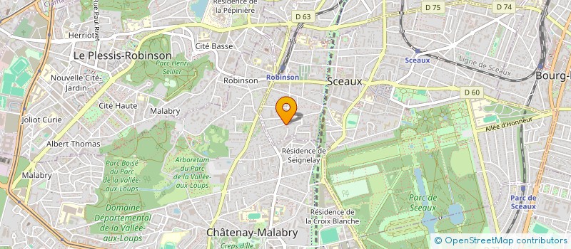 localisation de l'entreprise MADAME ELOISE BUSTOS à SCEAUX