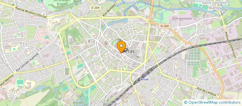 localisation de l'entreprise MADAME ELOISE CALLEWAERT à ARRAS
