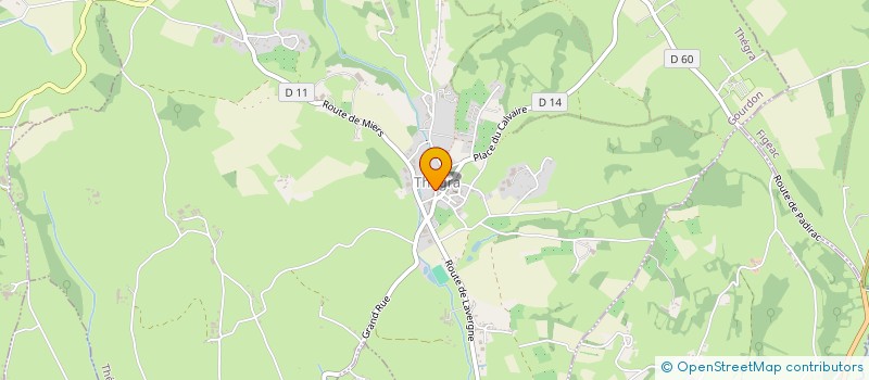 localisation de l'entreprise MADAME ELOISE CARTIER  THEGRA