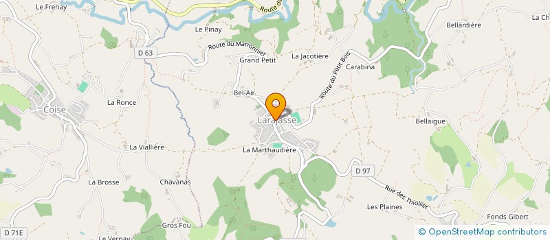 localisation de l'entreprise MADAME ELOISE CAVEROT à SAINT-PIERRE-D'ENTREMONT