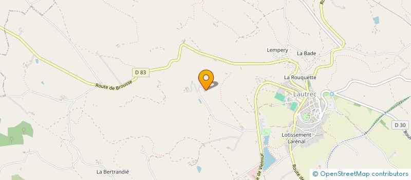 localisation de l'entreprise MADAME ELOISE CELARIES  LAUTREC