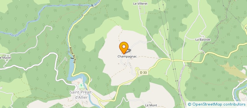 localisation de l'entreprise MADAME ELOISE CHAMRION  SAINT-PREJET-D'ALLIER