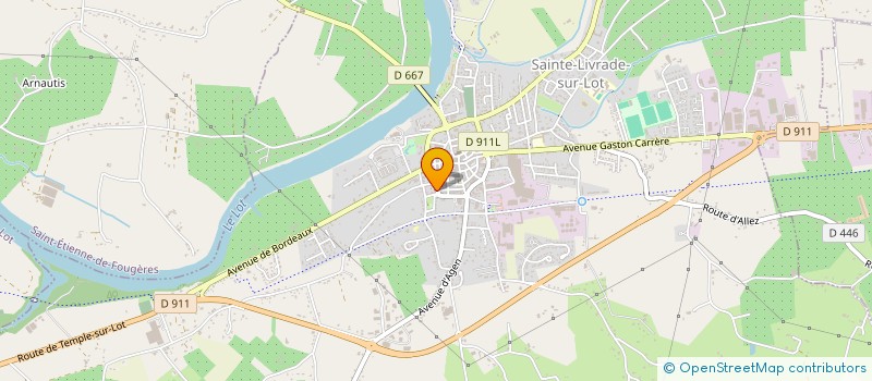 localisation de l'entreprise MADAME ELOISE CHORRO  SAINTE-LIVRADE-SUR-LOT