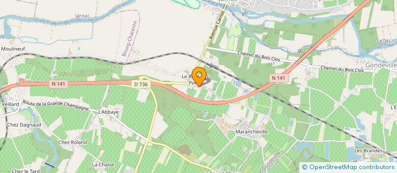 localisation de l'entreprise MADAME ELOISE CONNAN  MAINXE-GONDEVILLE