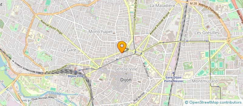 localisation de l'entreprise MADAME ELOISE CURIE  DIJON