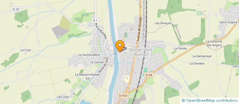 localisation de l'entreprise MADAME ELOISE DAIRON  DANGE-SAINT-ROMAIN