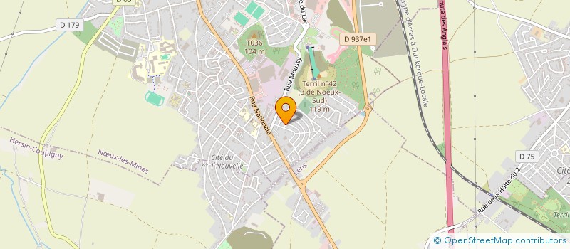 localisation de l'entreprise MADAME ELOISE DE POTTER  NUX-LES-MINES