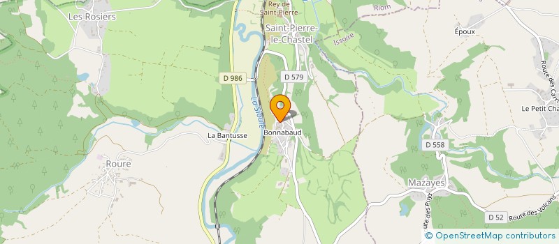 localisation de l'entreprise MADAME ELOISE DELAIR  SAINT-PIERRE-LE-CHASTEL