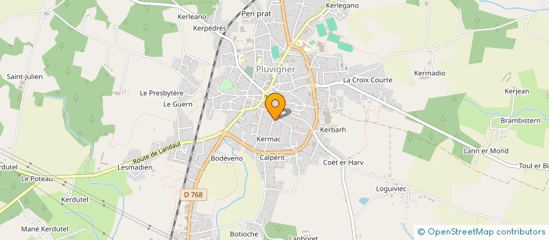 localisation de l'entreprise MADAME ELOISE DESCHAMPHELEERE à PLUVIGNER