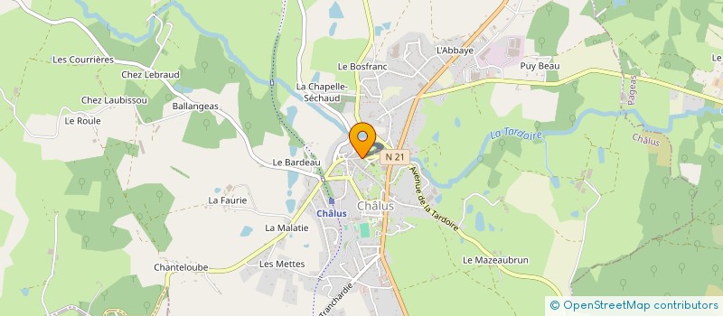 localisation de l'entreprise MADAME ELOISE DESCUBES à CHALUS