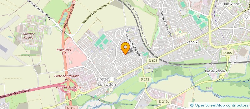 localisation de l'entreprise MADAME ELOISE DESSAY-COUSIN  BRETTEVILLE-SUR-ODON