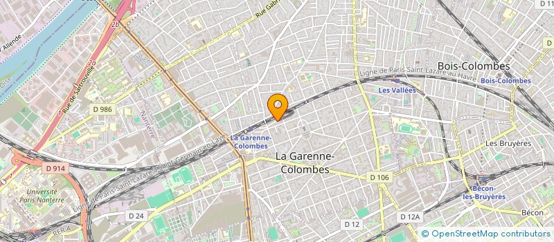 localisation de l'entreprise MADAME ELOISE DIOT à LA GARENNE COLOMBES