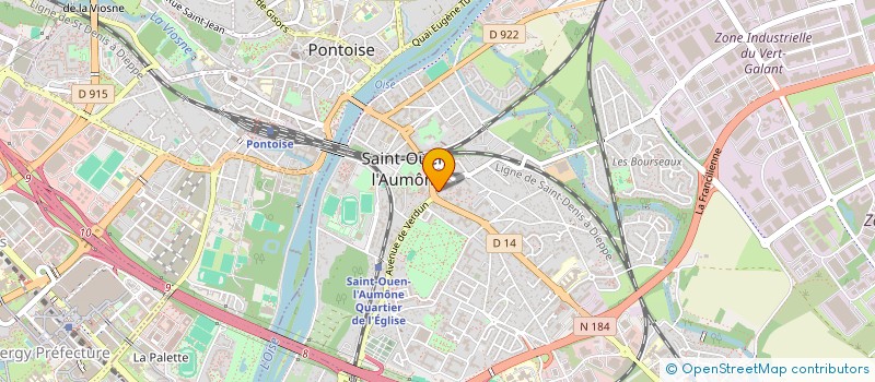 localisation de l'entreprise MADAME ELOISE DOVI AKUE à SAINT OUEN L'AUMONE