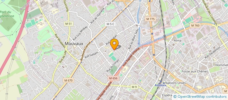 localisation de l'entreprise MADAME ELOISE DUBOIS à MOUVAUX