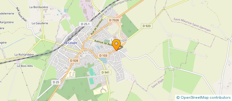 localisation de l'entreprise MADAME ELOISE DUBOIS à LA LOUPE