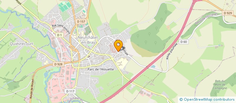 localisation de l'entreprise MADAME ELOISE DUCHESNE  NEUFCHATEL-EN-BRAY