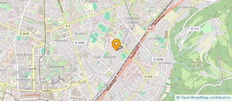 localisation de l'entreprise MADAME ELOISE DUMAS  SAINT-MARTIN-D'HERES