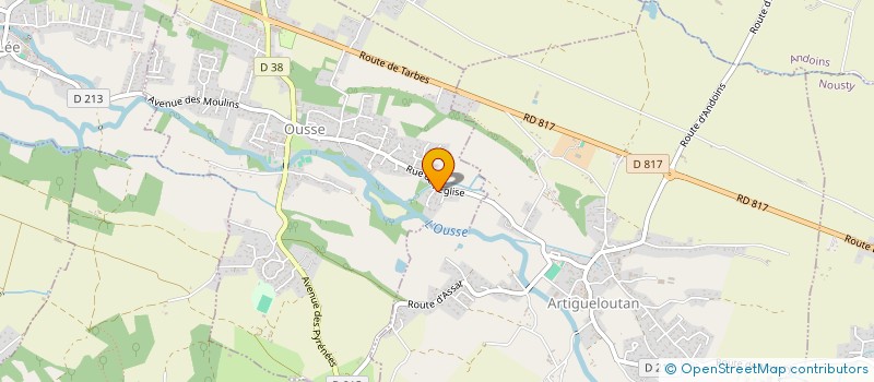 localisation de l'entreprise MADAME ELOISE EYMERY  OUSSE