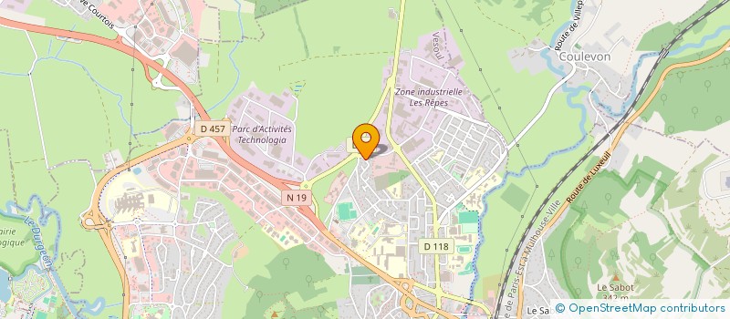 localisation de l'entreprise MADAME ELOISE FARGEOT  VESOUL