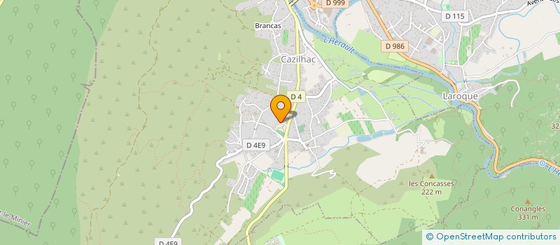 localisation de l'entreprise MADAME ELOISE FOCA  CAZILHAC