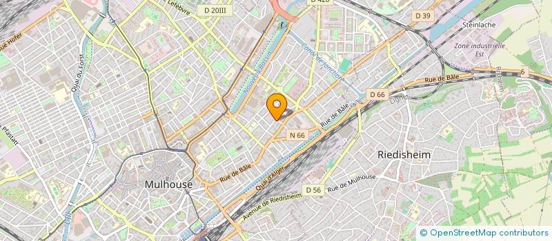 localisation de l'entreprise MADAME ELOISE FRITZ  MULHOUSE