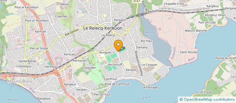 localisation de l'entreprise MADAME ELOISE GALLOU  LE RELECQ-KERHUON