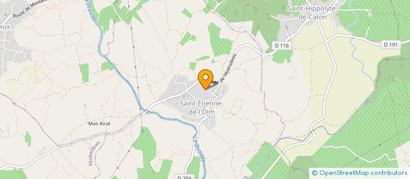 localisation de l'entreprise MADAME ELOISE GALON  SAINT-ETIENNE-DE-L'OLM