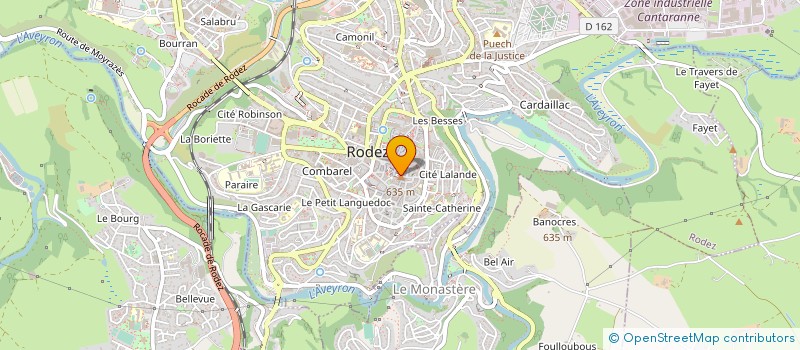 localisation de l'entreprise MADAME ELOISE GARRIGUES à RODEZ