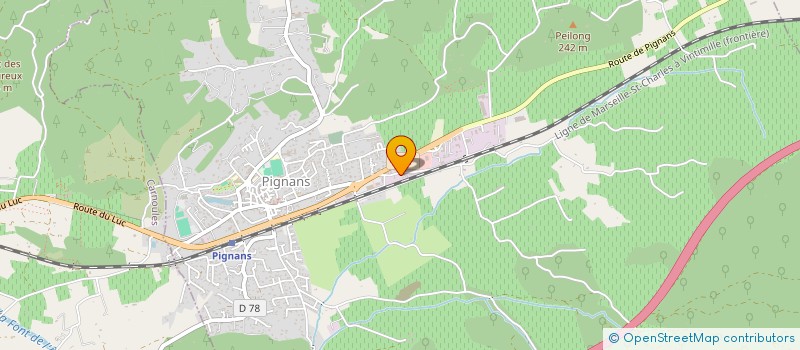 localisation de l'entreprise MADAME ELOISE GERTOSIO  PIGNANS