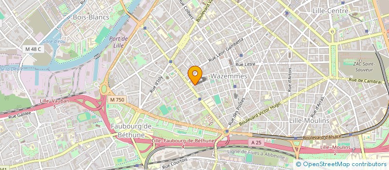 localisation de l'entreprise MADAME ELOISE GOUBERT à LILLE