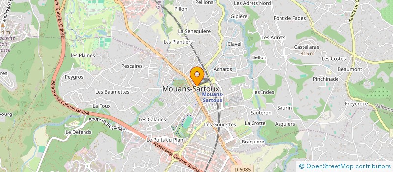 localisation de l'entreprise MADAME ELOISE GUILLERMIC  MOUANS-SARTOUX