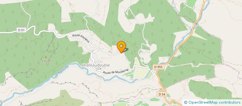 localisation de l'entreprise MADAME ELOISE HEGO  CHATEAUDOUBLE