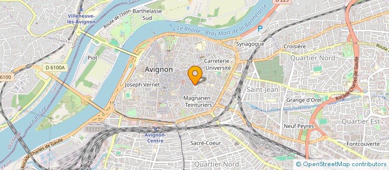 localisation de l'entreprise MADAME ELOISE HUVET  AVIGNON