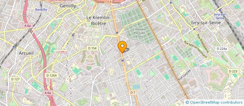 localisation de l'entreprise MADAME ELOISE KOULANDA  VILLEJUIF