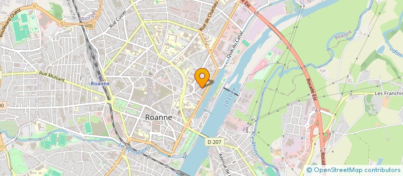 localisation de l'entreprise MADAME ELOISE KWIATKOWSKI  ROANNE