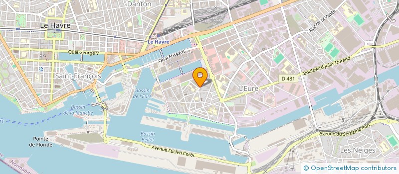 localisation de l'entreprise MADAME ELOISE LACHEVRE  LE HAVRE